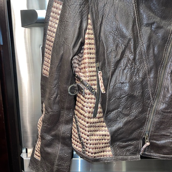 Old gringo real leather moto jacket - Picture 4 of 11